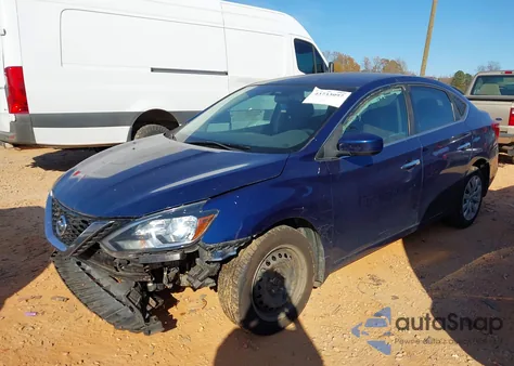 2017 Nissan Sentra S из США, поврежденный, VIN 3N1AB7AP8HY347986